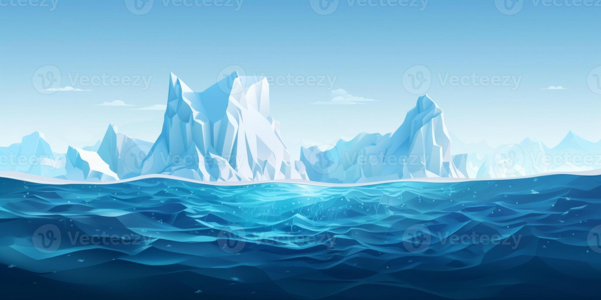 Antarctic sea iceberg photo