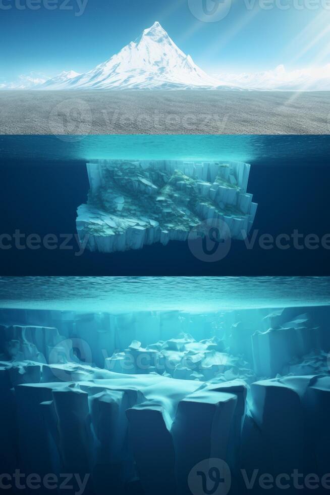 Antarctic sea iceberg photo