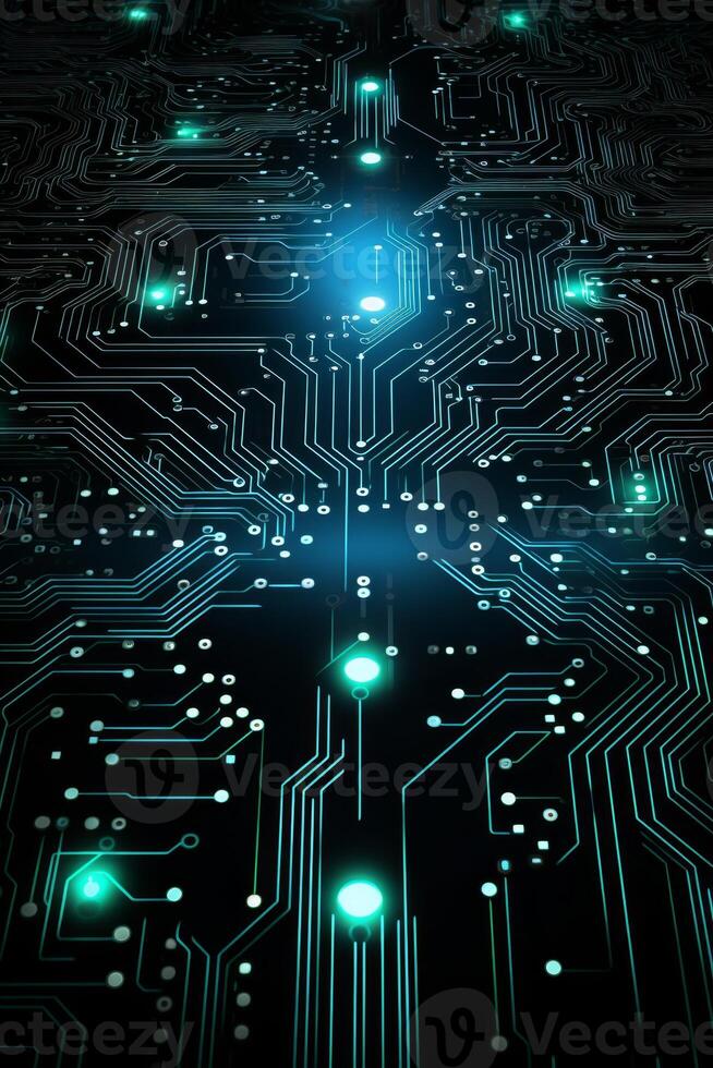 chips on motherboard photo