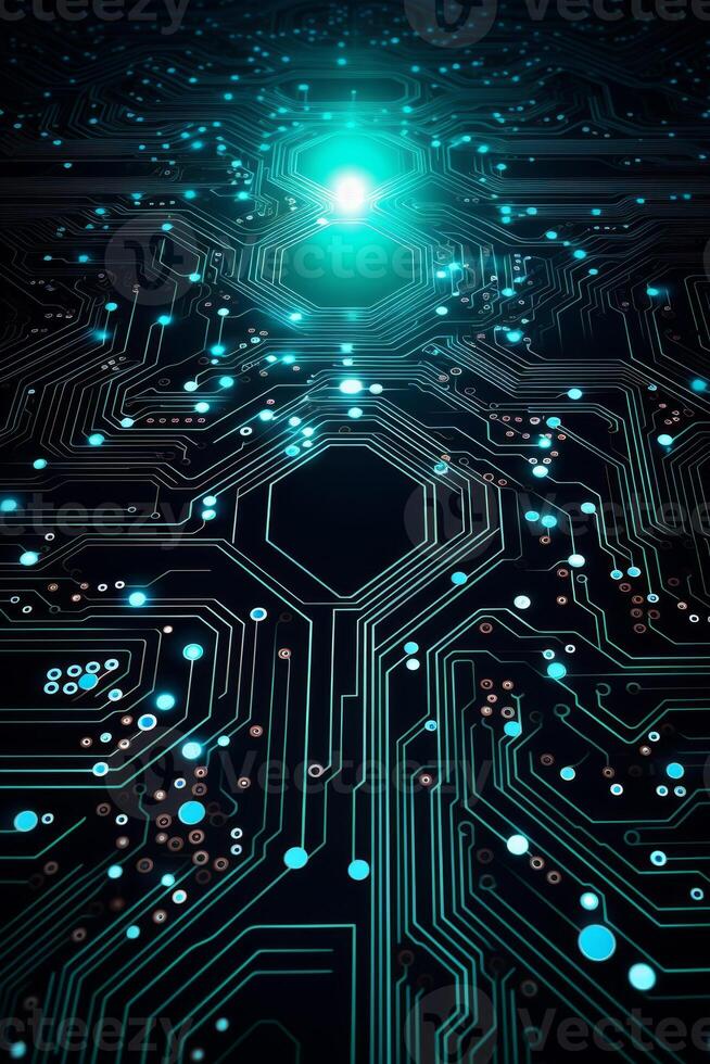 chips on motherboard photo