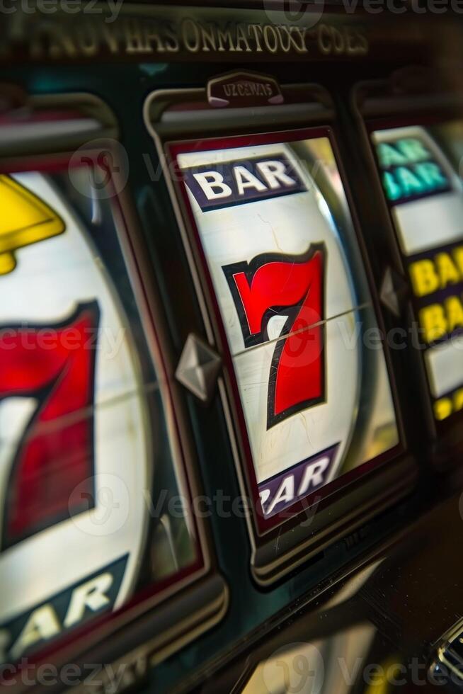 winning on Three Sevens slot machines photo