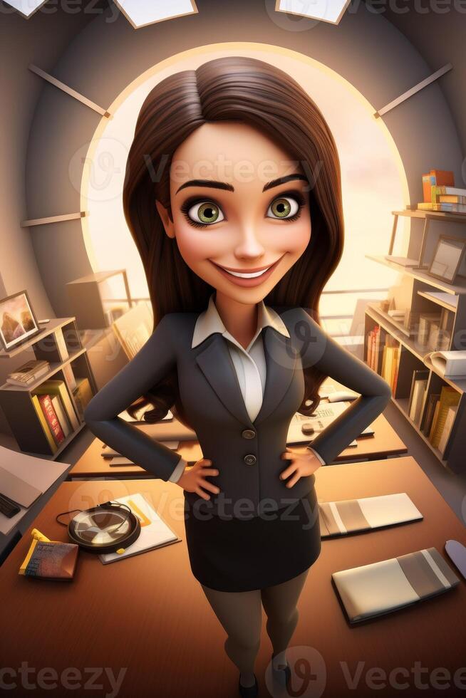 confident business woman photo