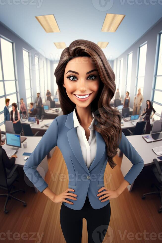 confident business woman photo