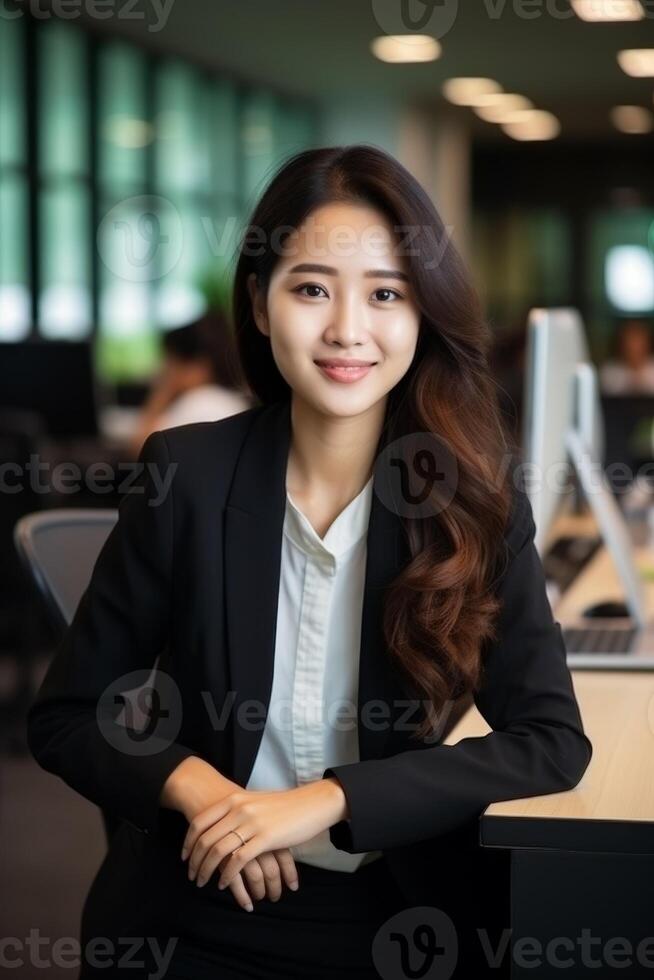 confident business woman photo