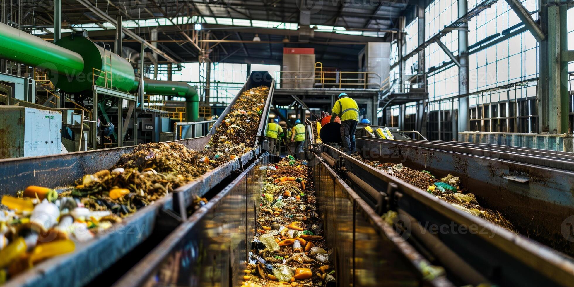 waste sorting and recycling photo