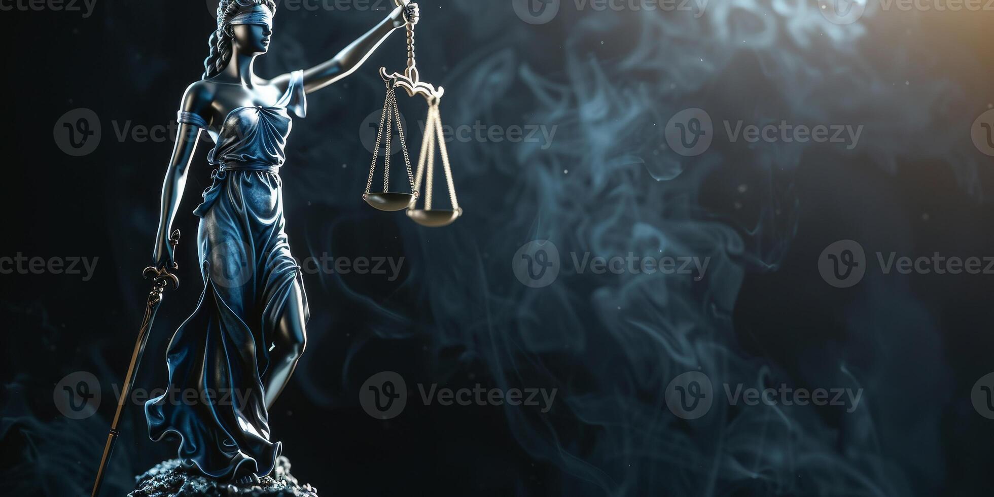 Themis is Goddess of Justice and law photo