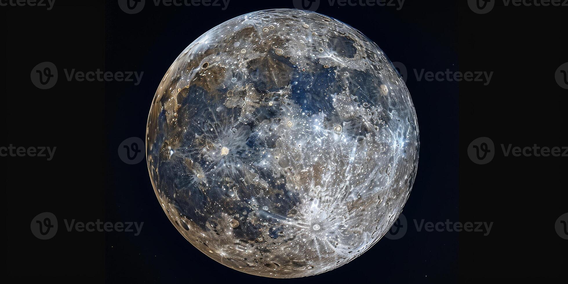 full moon OCEAN photo