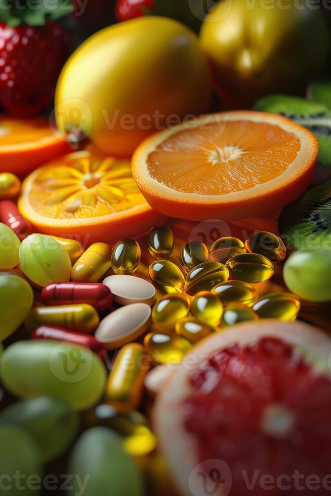assorted berries and fruits photo