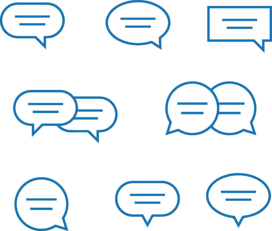speech bubble icon vector