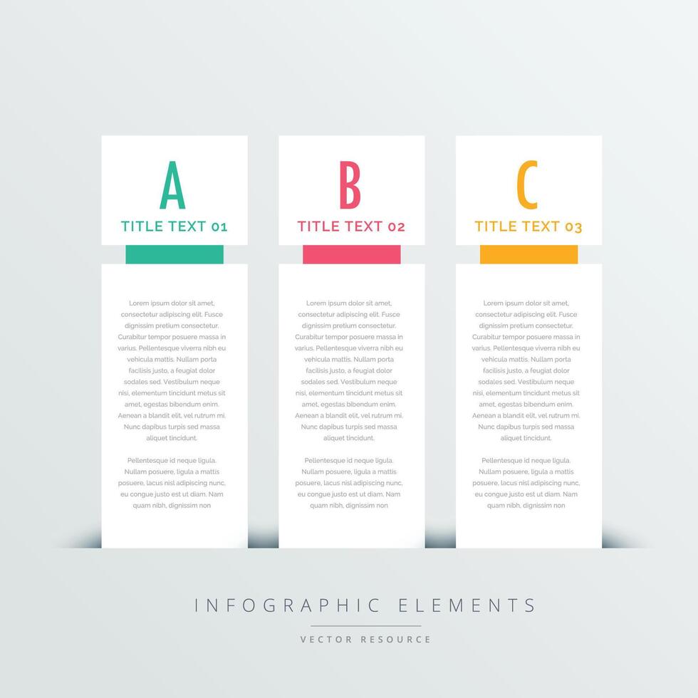 abstract modern steps option colorful infographic design banner vector