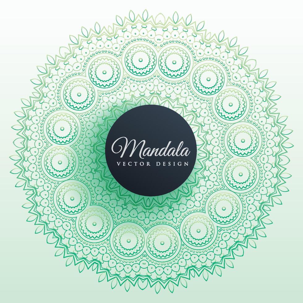 colorful mandala decoration background design vector