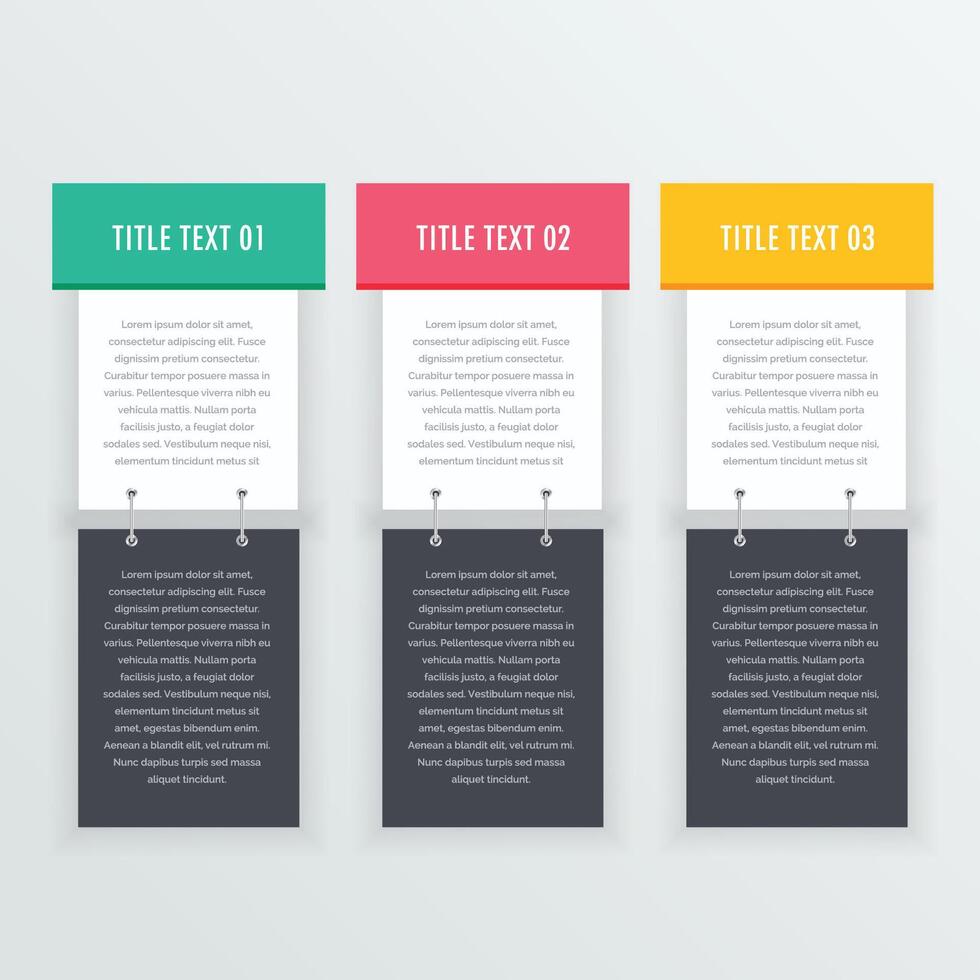 abstract modern steps option colorful infographic design banner vector