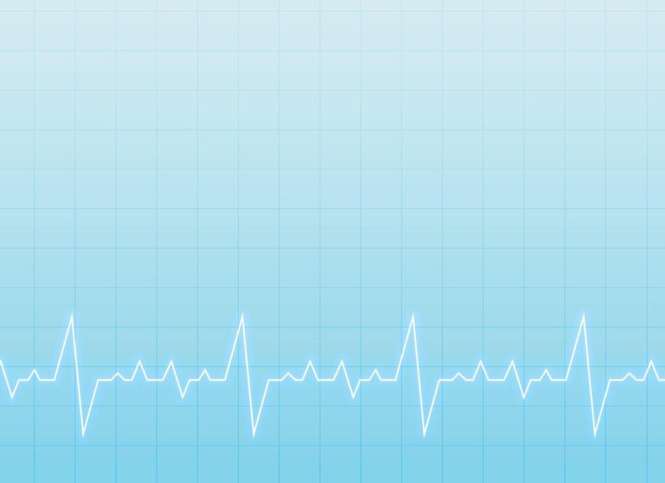 medical and healthcare background with electrocardiogram vector