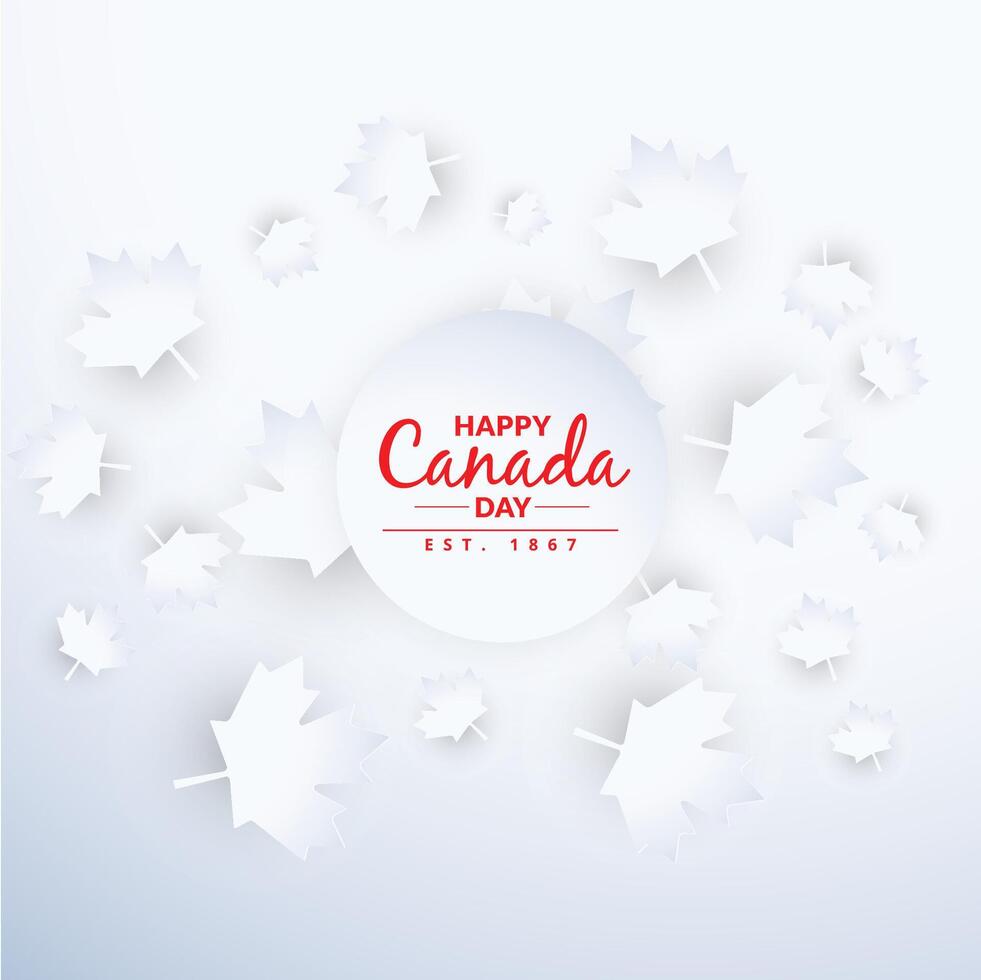 hermosa Canadá día antecedentes vector