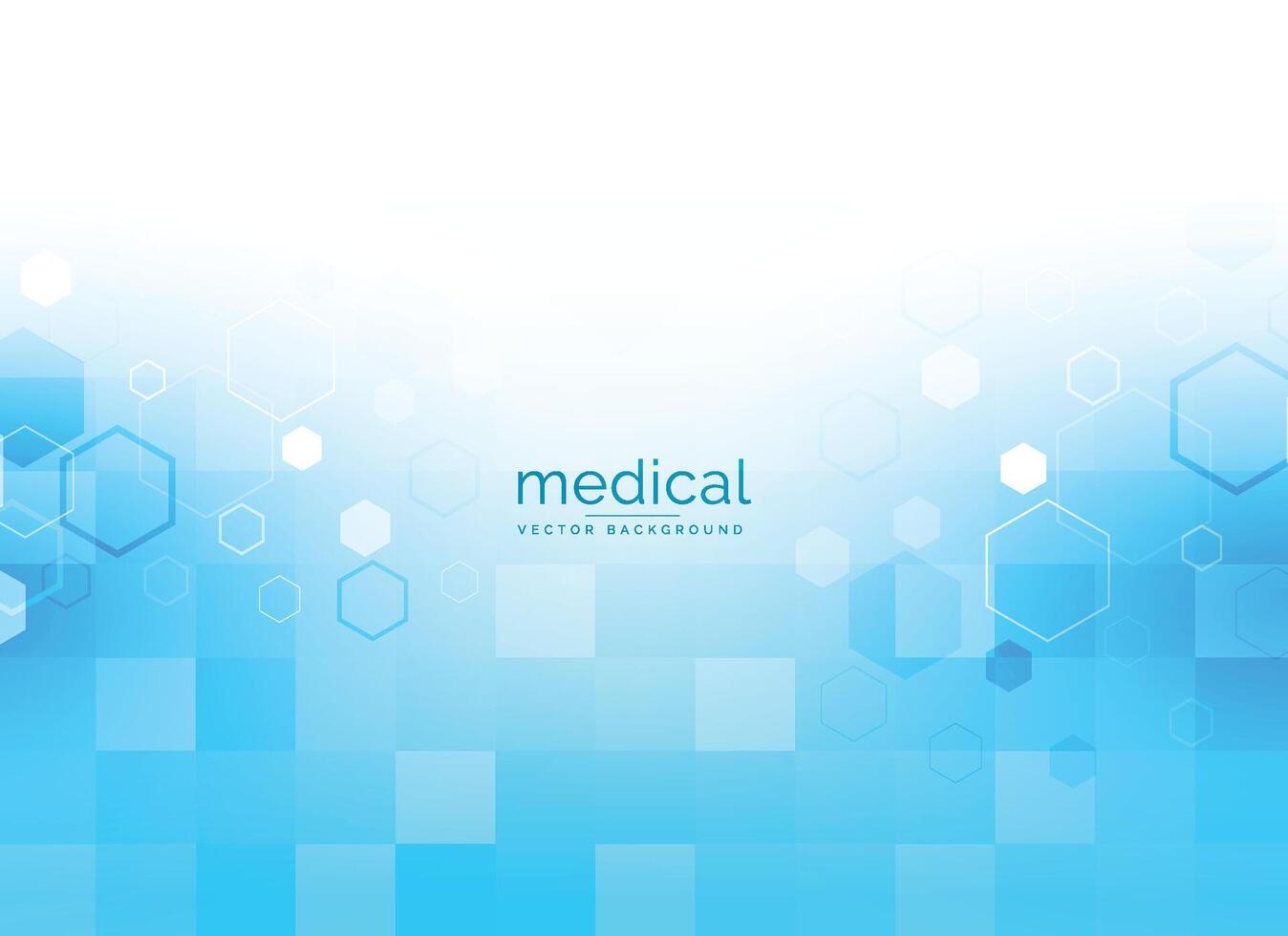 medical background in bright blue color vector