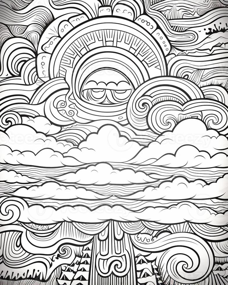 Adult Coloring Pages Free Ten Thousand Words photo