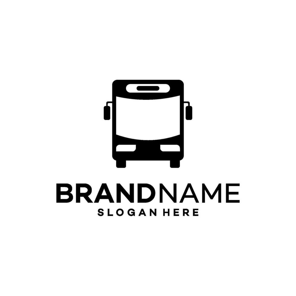 autobús logo modelo ilustración diseño vector