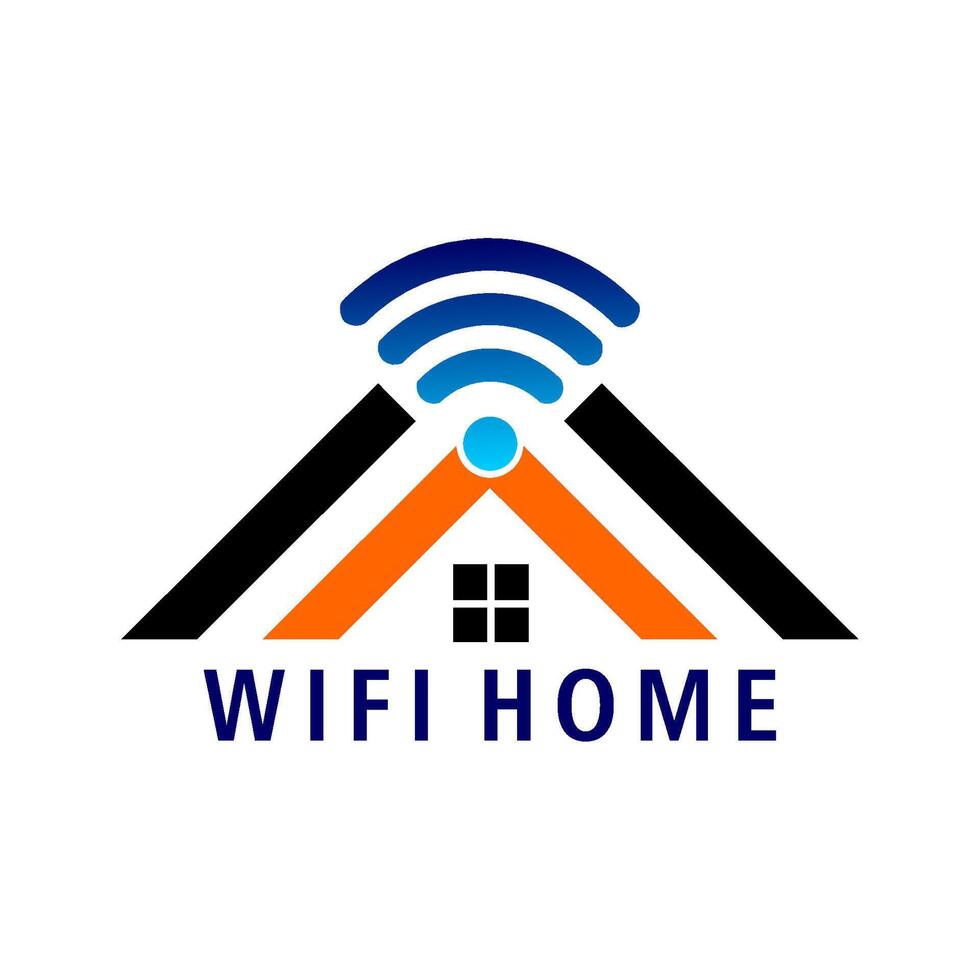 internet home logo illustration design vector