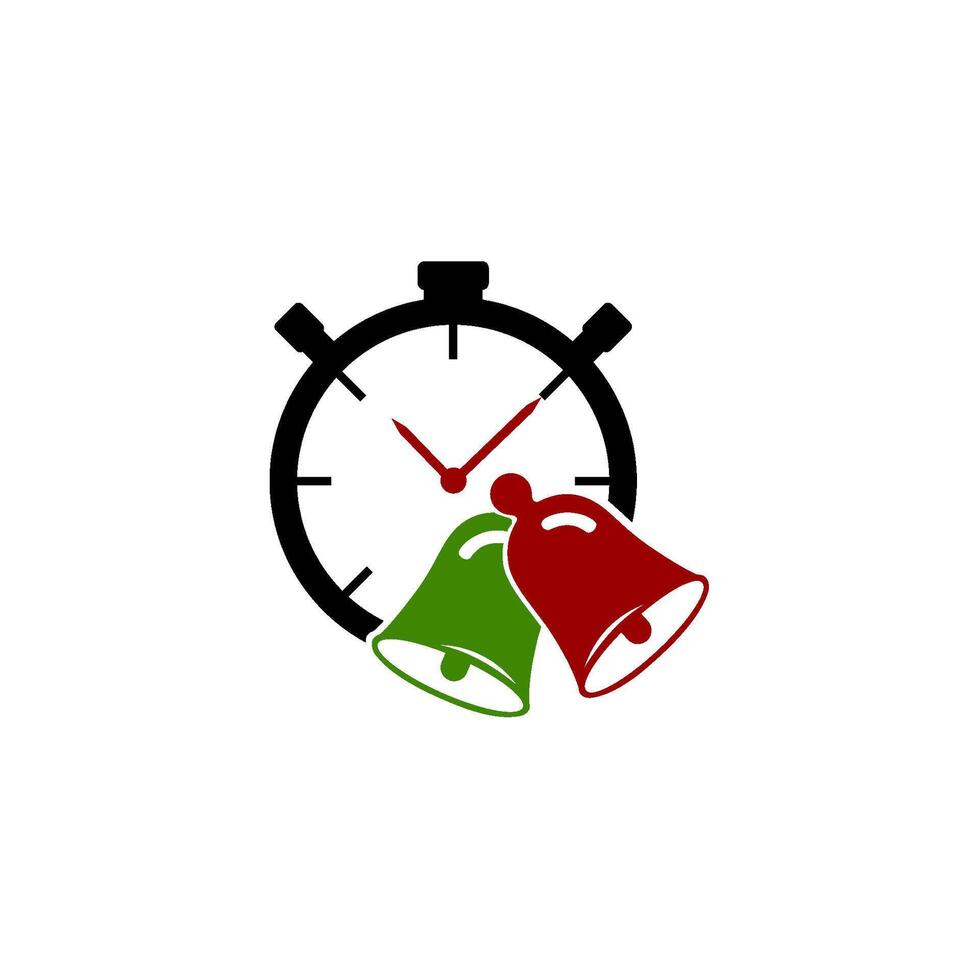 time logo template illustration design vector