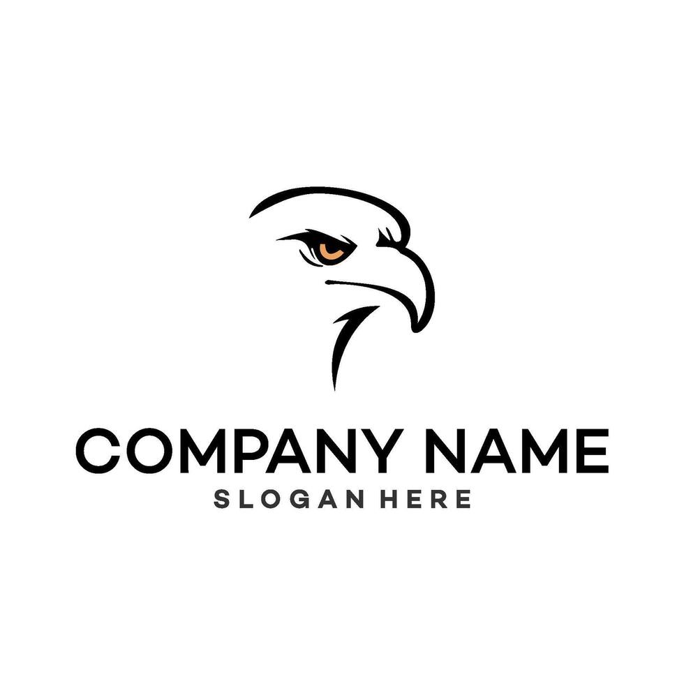 eagle logo template illustration design vector