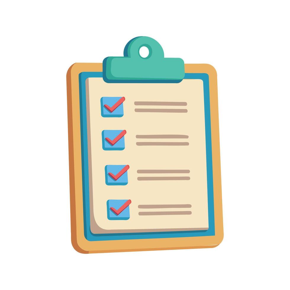 Ultimate Checklist Icon for Task Management and Productivity vector