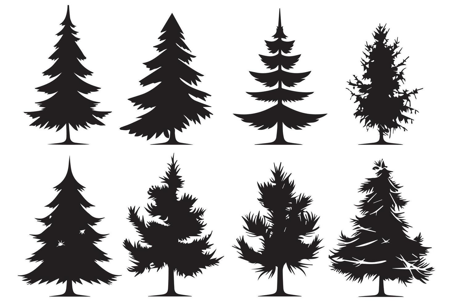 Christmas Tree Bundle design vector
