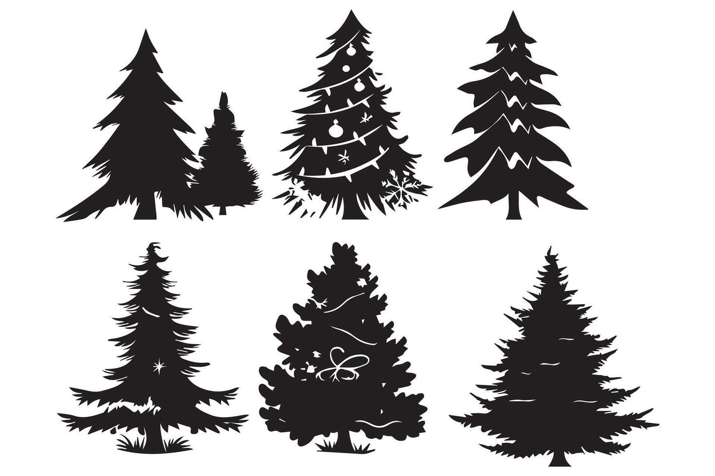 Navidad árbol haz diseño vector