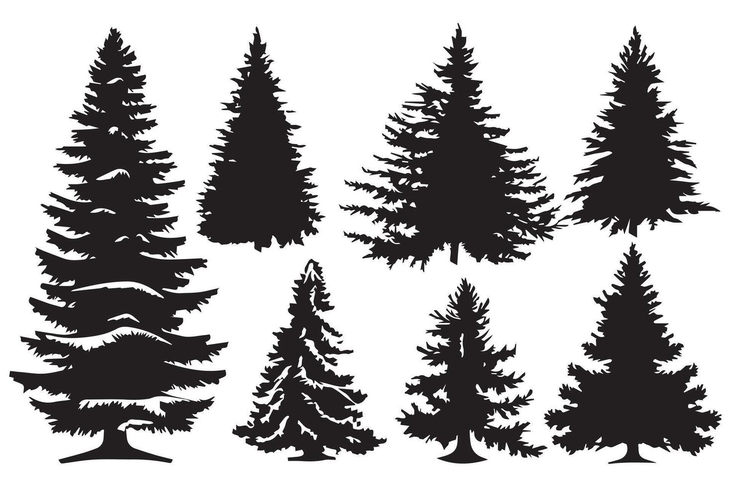Christmas Tree Bundle design vector