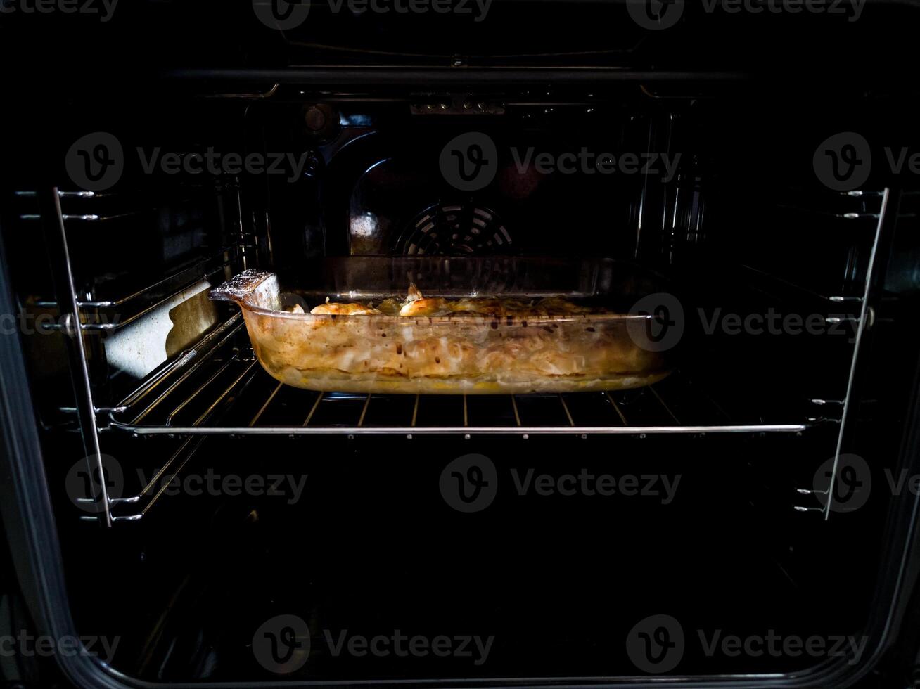 cooked meat with cheese photo