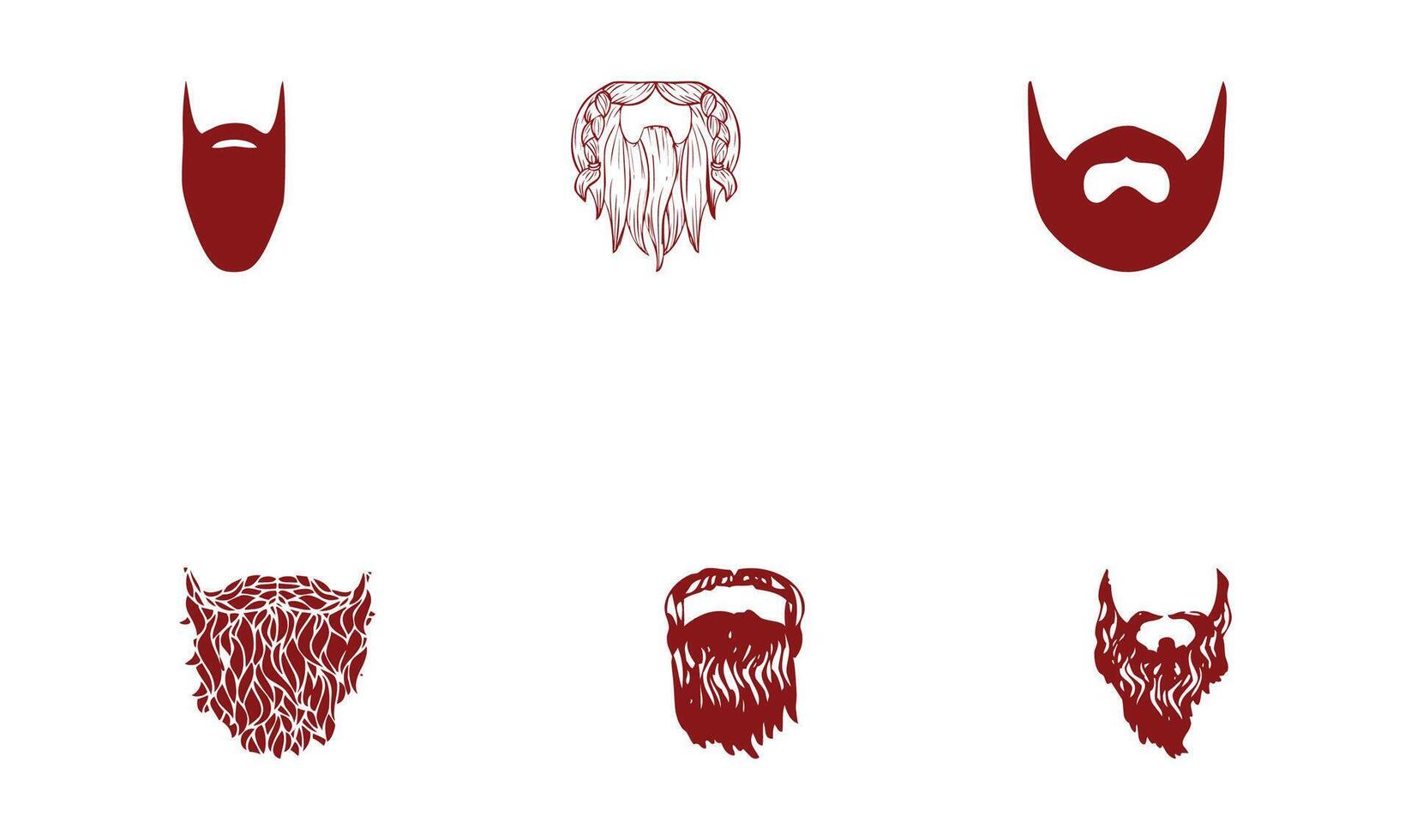 Beard Vectors Icon Set