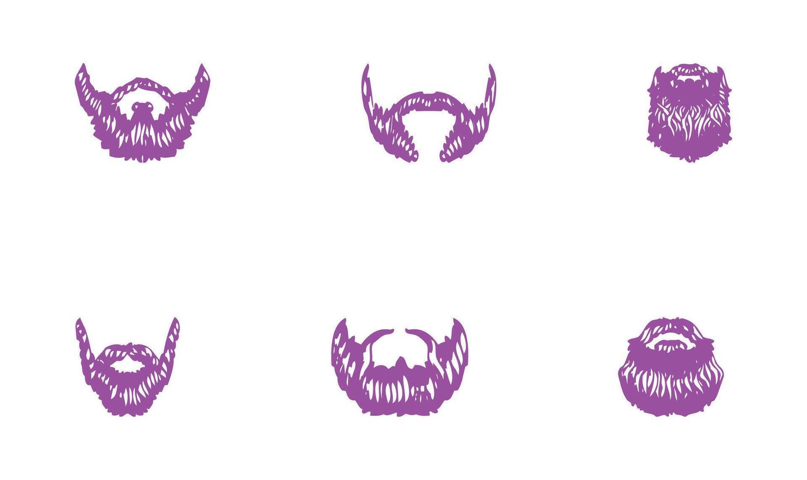 Beard Vectors Icon Set