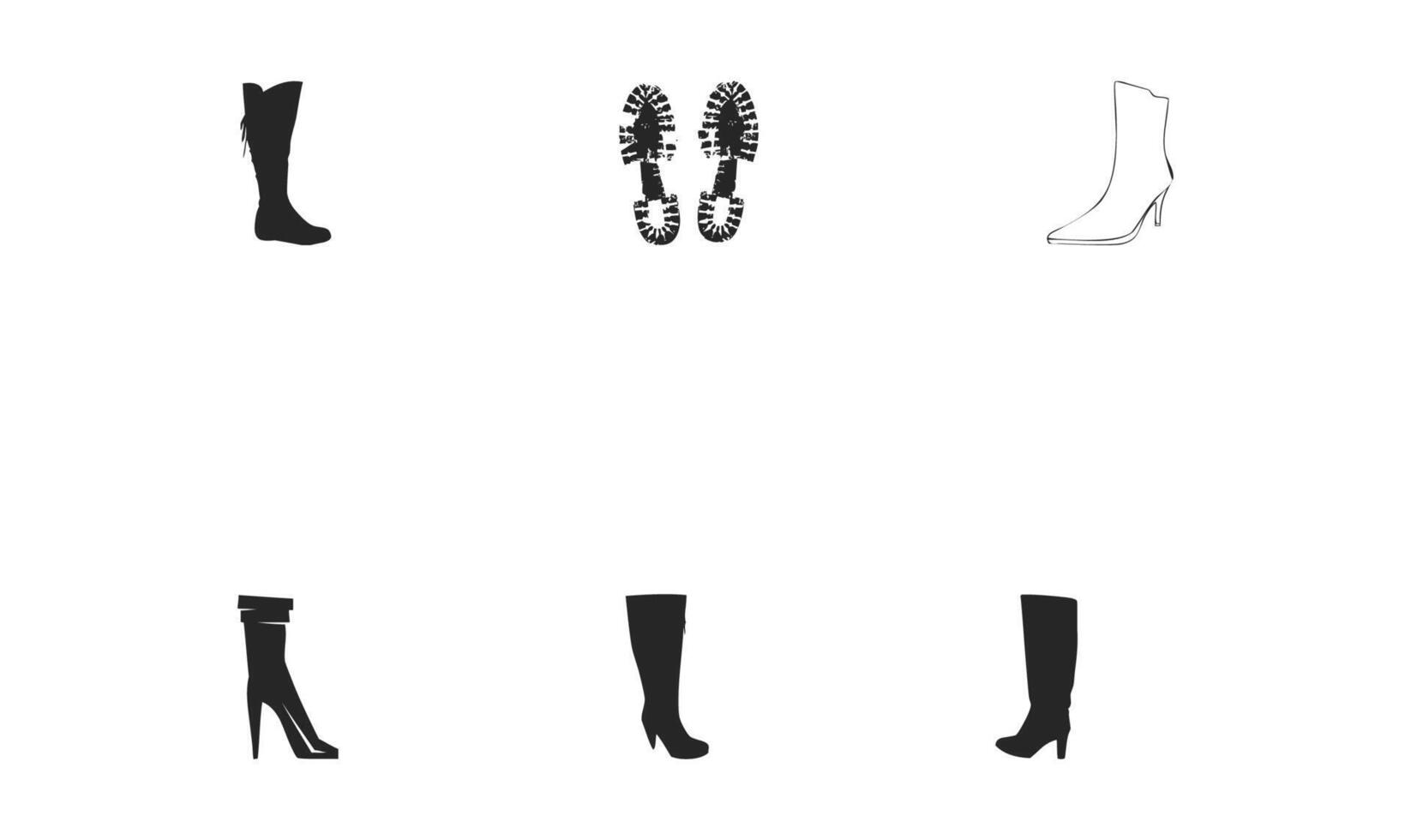 Boots Vectors Icon Set