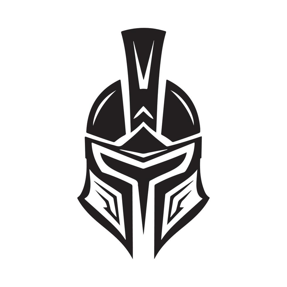 Gladiator Logo Design Art, Icons, and Graphics on white background vector