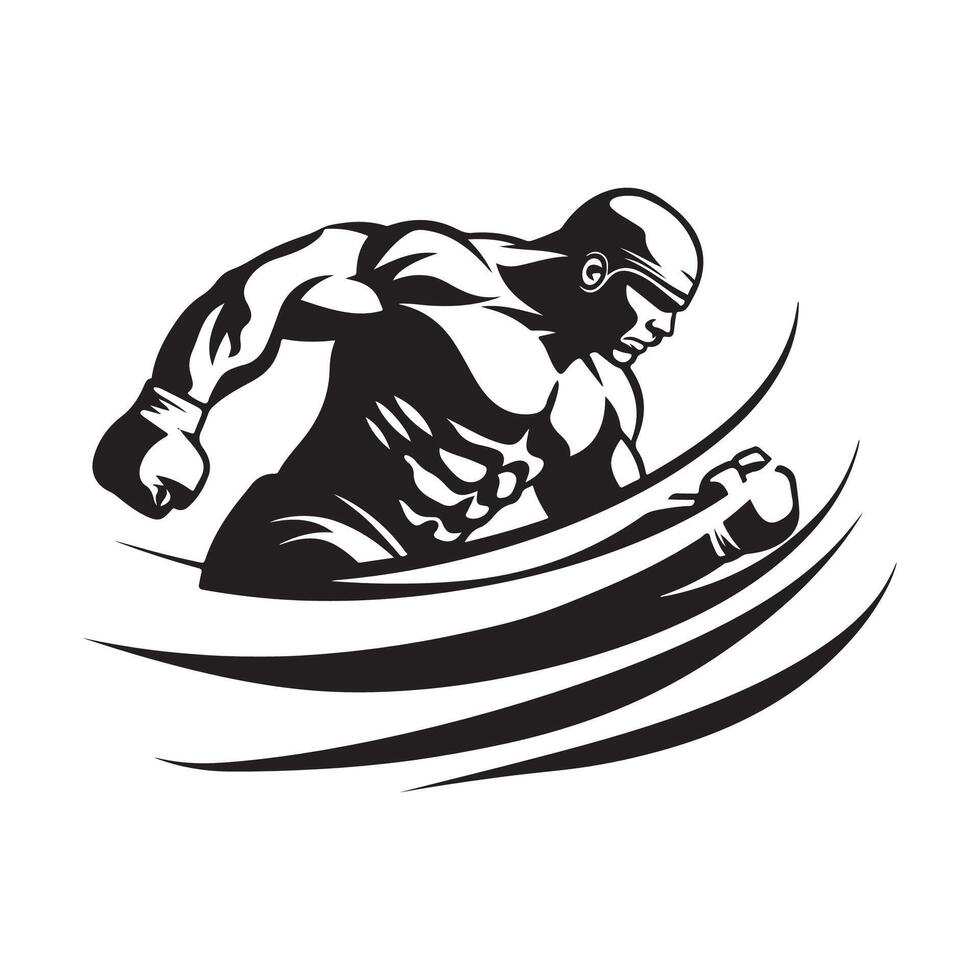 Athlete Wrestling Wrestling Logo Image Design isolated on white vector