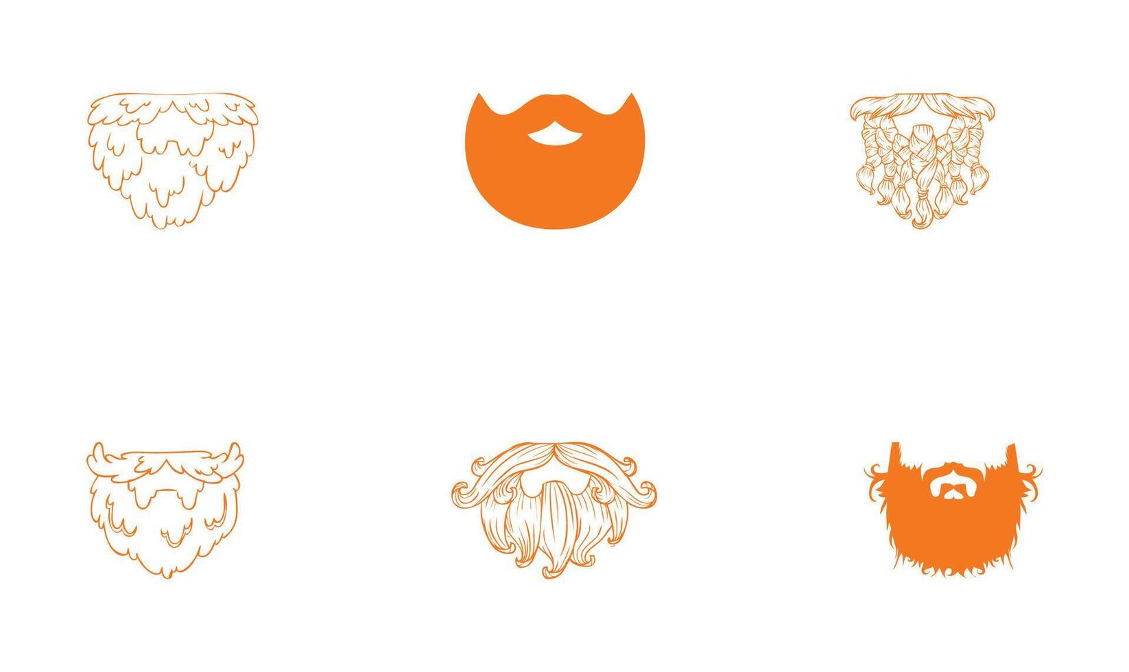 Beard Vectors Icon Set