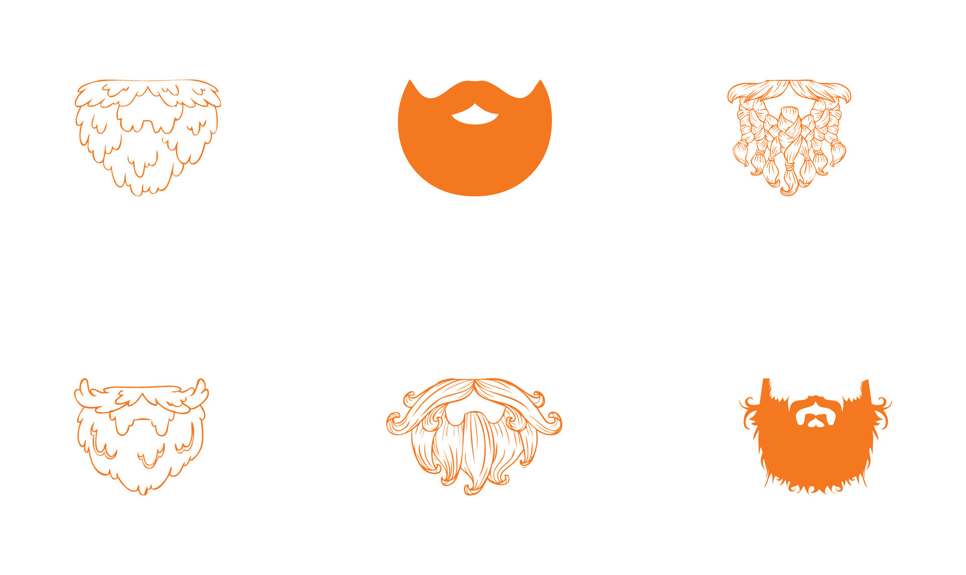 Beard Vectors Icon Set 44565763 Vector Art at Vecteezy