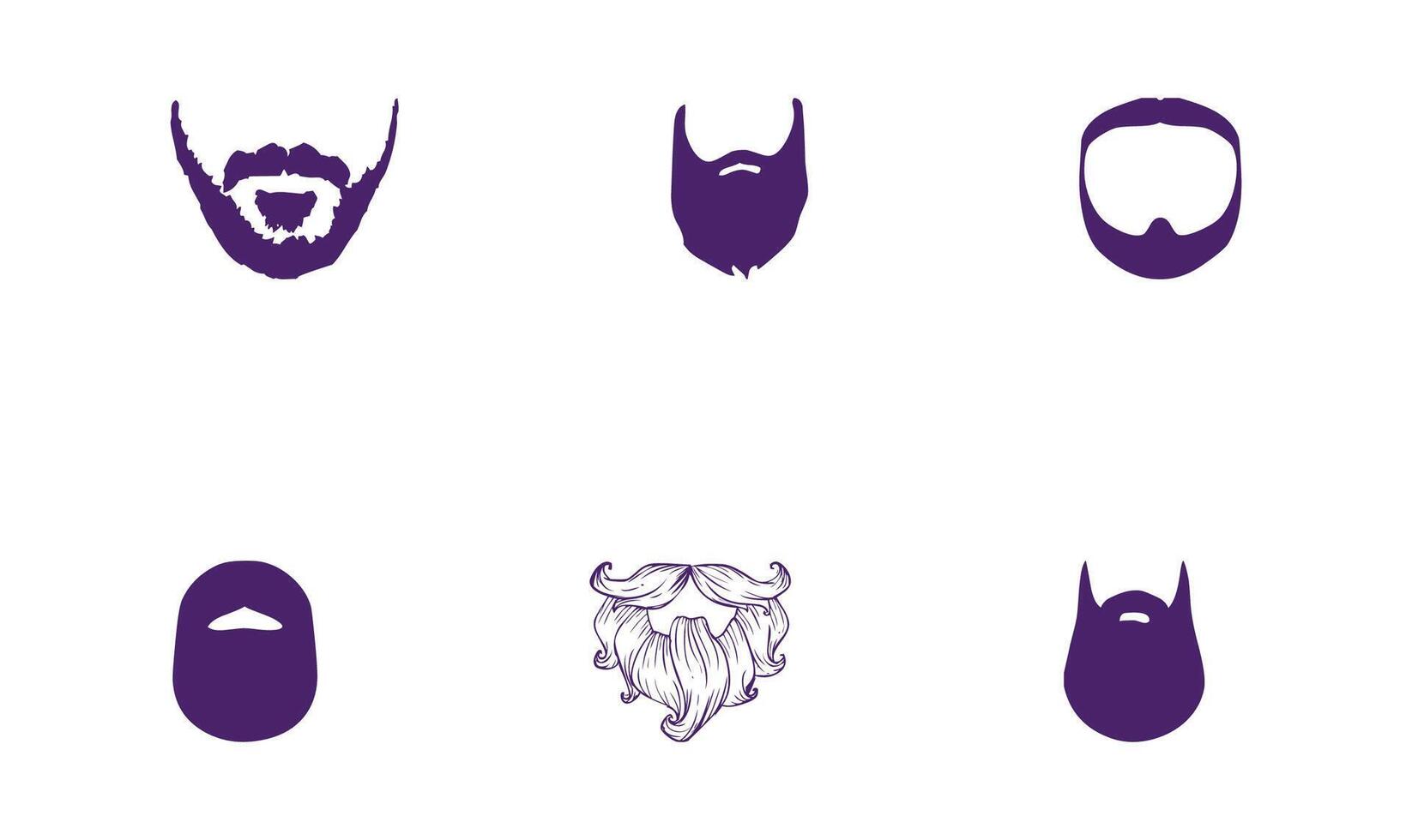 Beard Vectors Icon Set