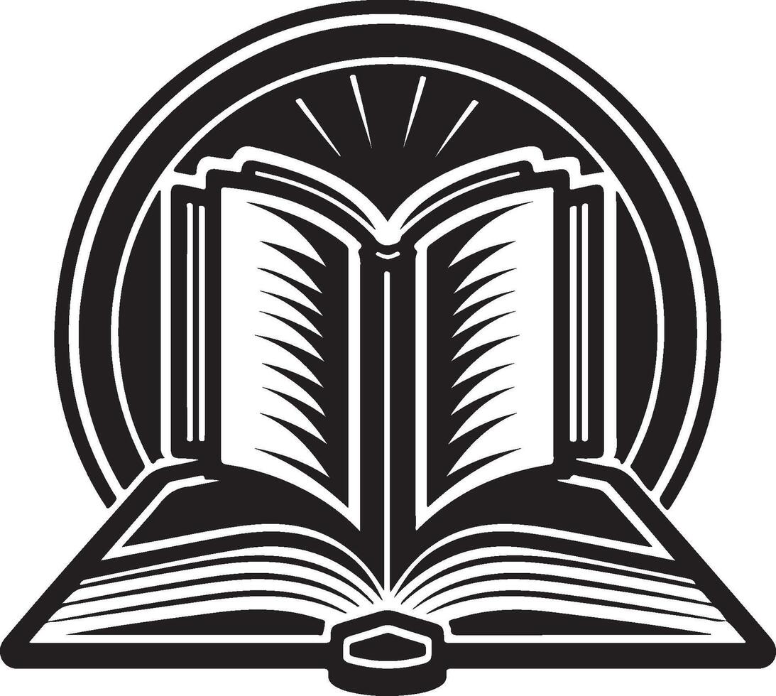 Book logo Image. illustration of a book. vector