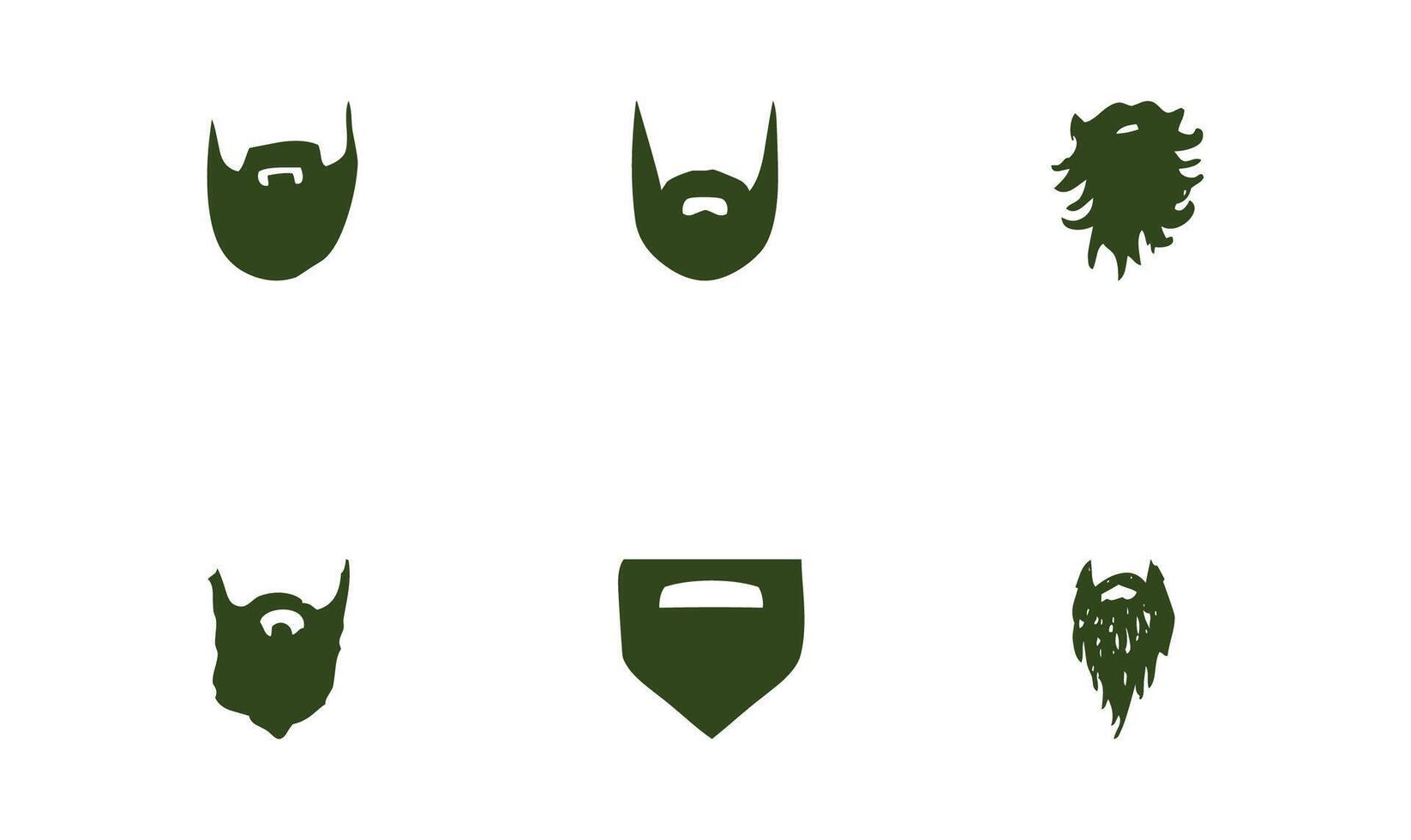 Beard Vectors Icon Set