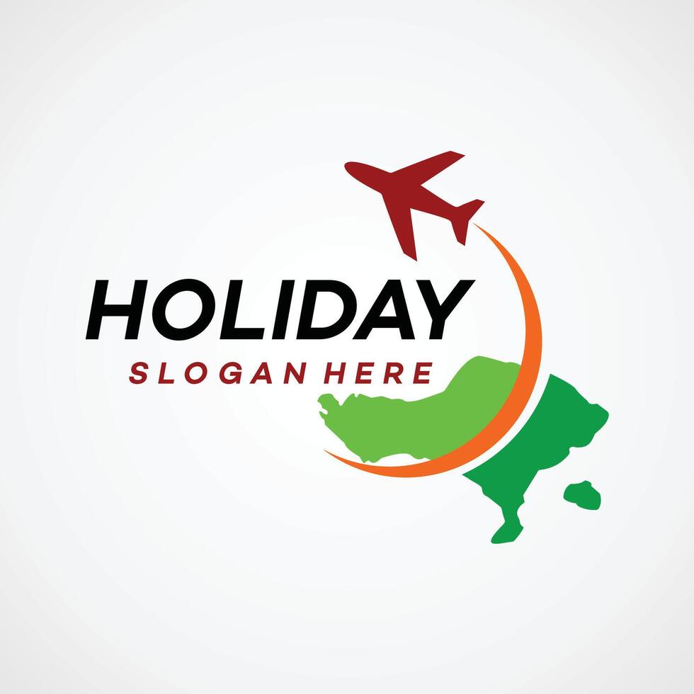 Travel logo design With Map Symbol vector