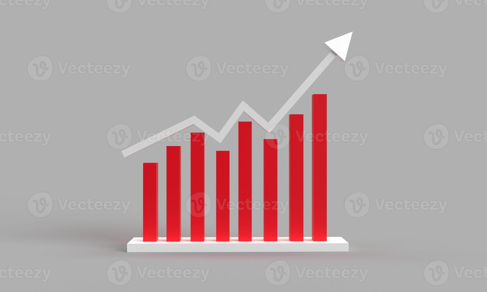 Stock red chartgraph financial business investment currency market background icon object datum concept economy loss down trade exchange price money analysis forex trend success cash financial crisis photo