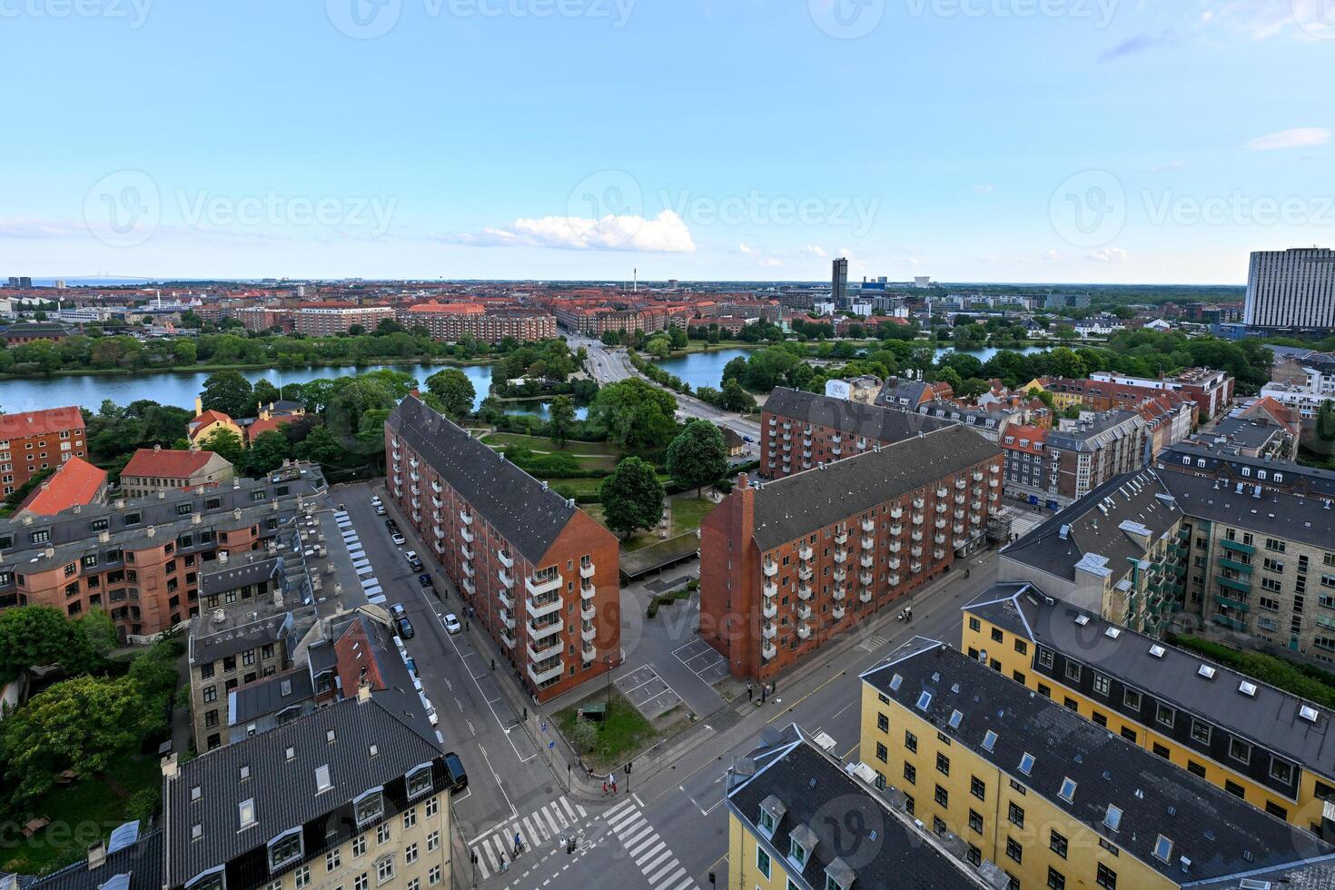 panorámico ver - Copenhague, Dinamarca foto
