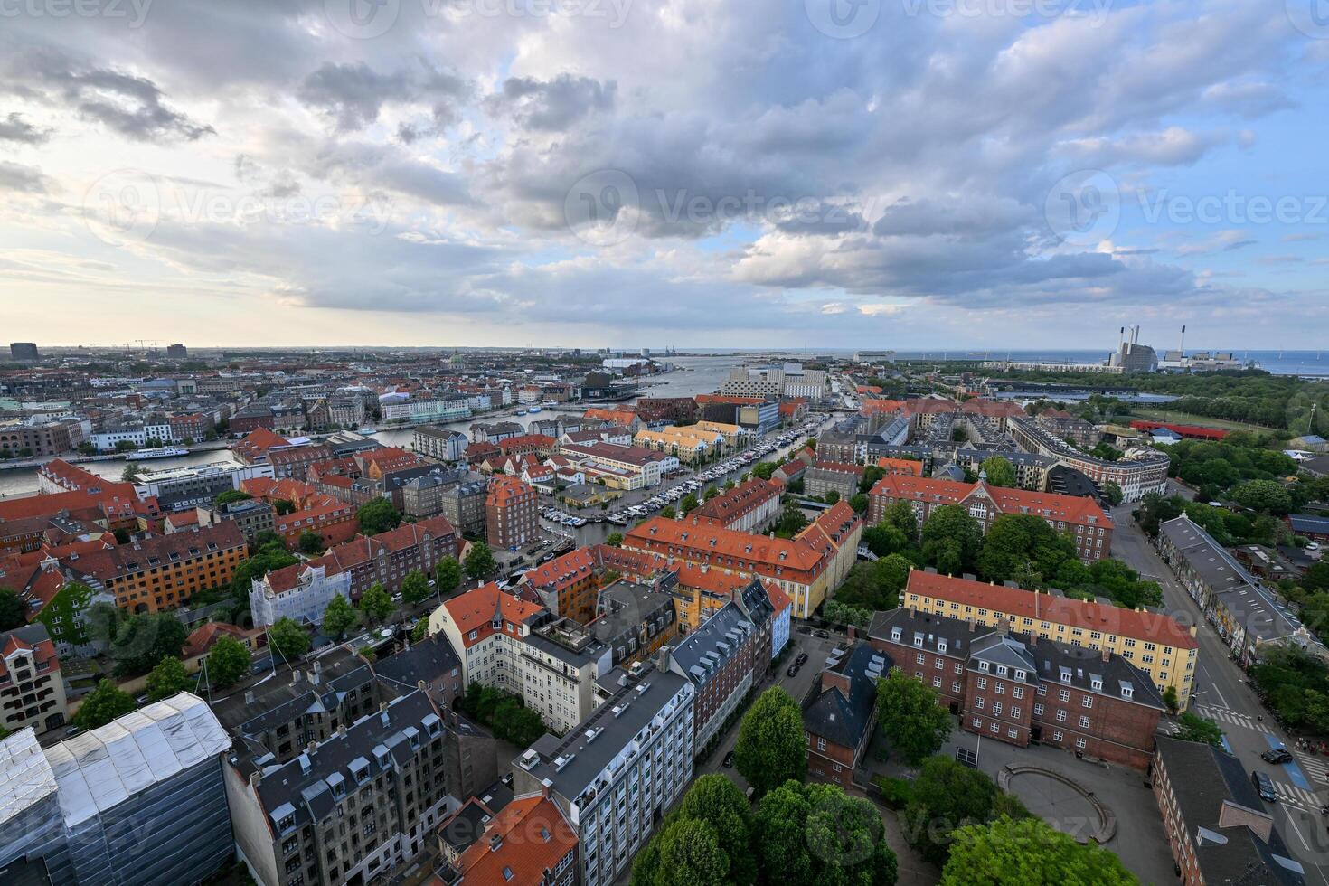 panorámico ver - Copenhague, Dinamarca foto