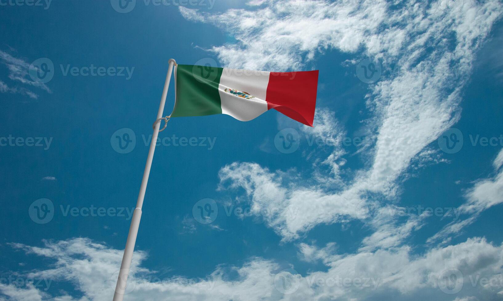 Top view blue sky background mexico country national north america fiesta mexican holiday cinco de mayo festival june may month latin america culture party event famous event hat famous mayo.3d render photo