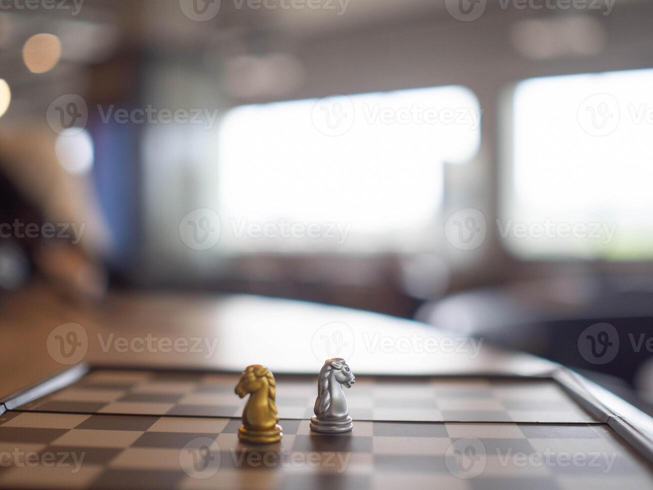 Strategy chess competition challenge concept success leadership business game intelligence different teamwork play piece king battle idea checkmate fight planning game move skill business defeat skill photo