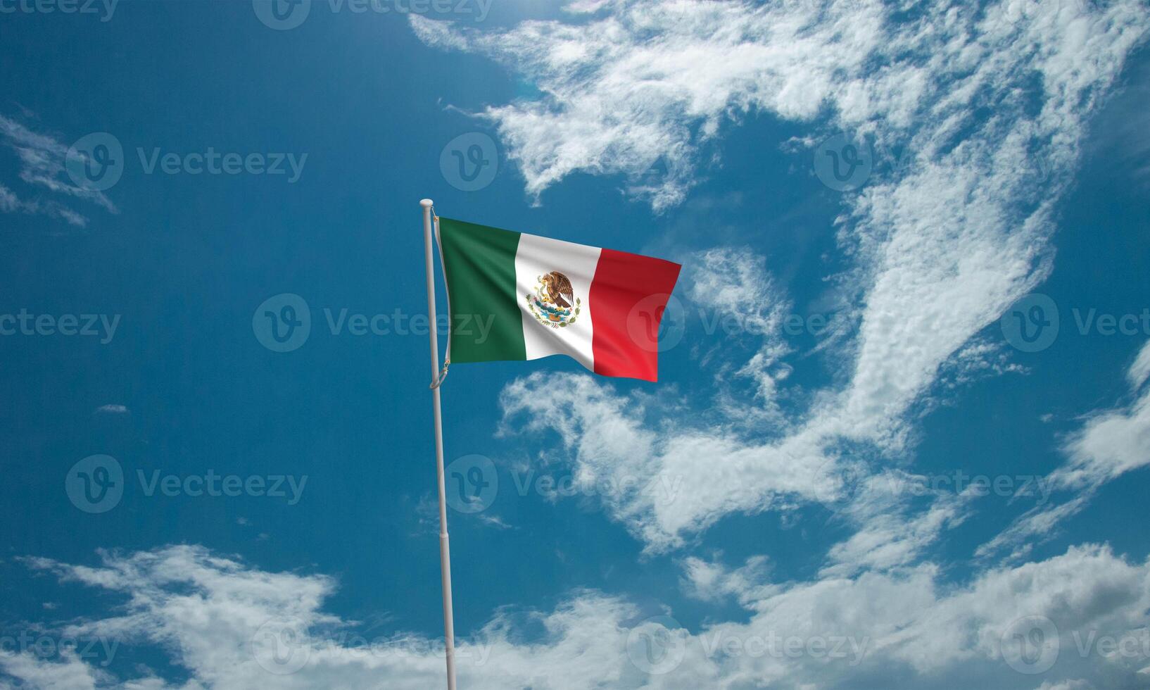 Flag mexico mexican country latin american north american banner sign background patriotism icon travel freedom independence emblem culture pride fabric official world holiday concept wave photo