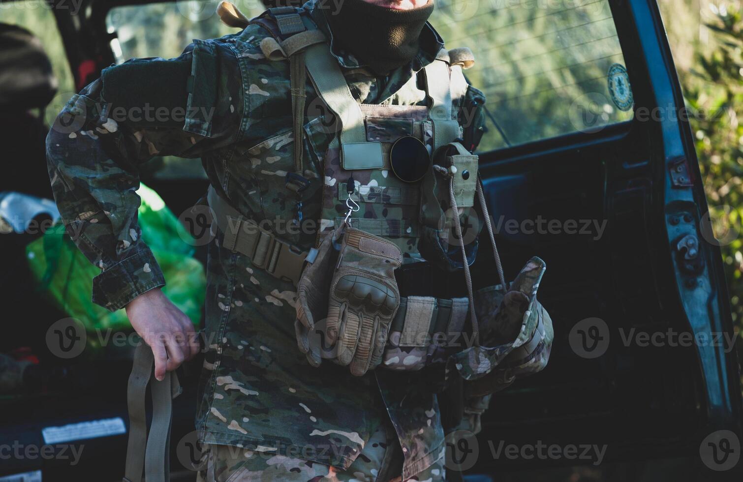 airsoft militar juego foto