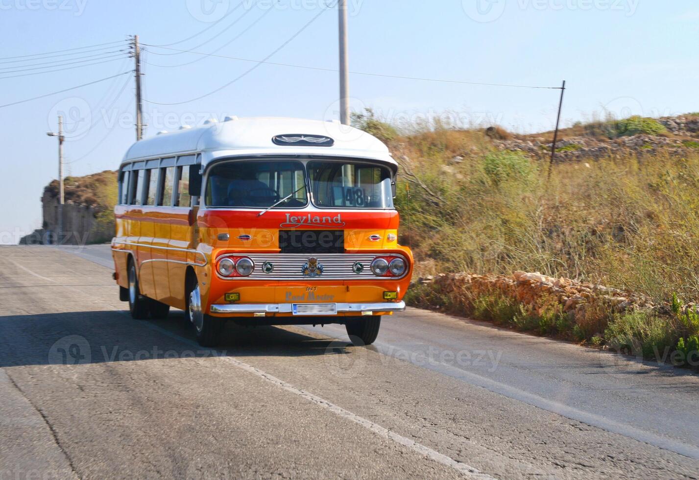 Typical bus of Malta photo