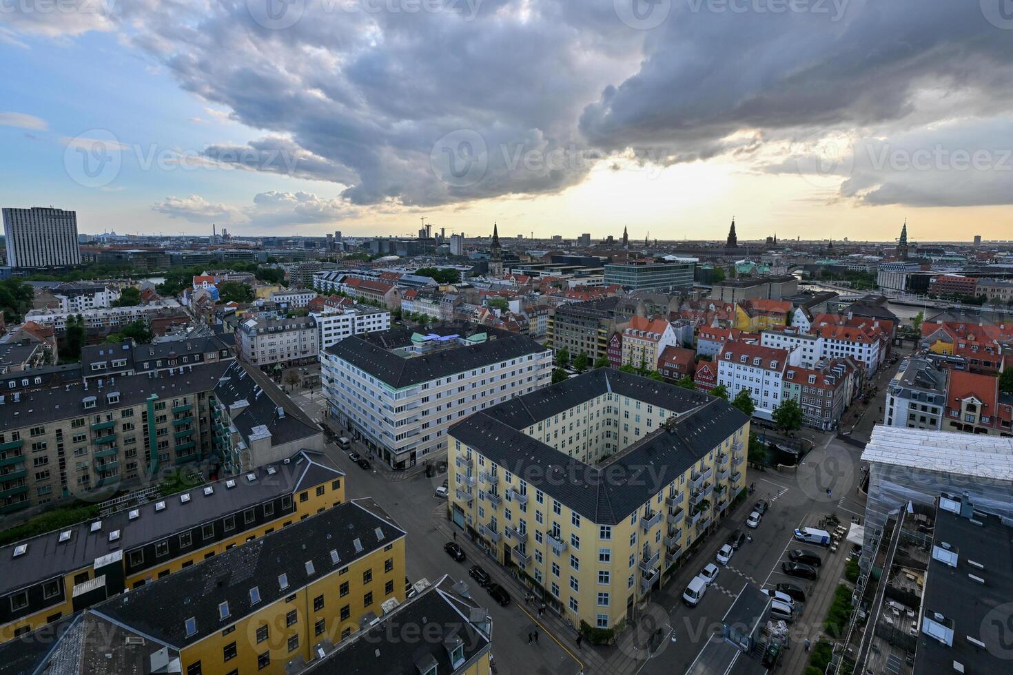 panorámico ver - Copenhague, Dinamarca foto