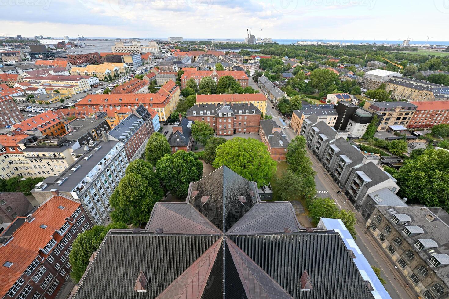 panorámico ver - Copenhague, Dinamarca foto